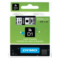 Εικόνα της Ετικέτες Dymo D1 Standard 9mm x 7m Black On Clear 40910 S0720670