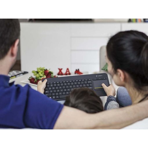 Εικόνα της Πληκτρολόγιο Logitech K400 Plus Ασύρματο Black US 920-007145
