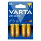 Εικόνα της Αλκαλικές Μπαταρίες AA 1.5V Varta LongLife 4 Τεμ 4106