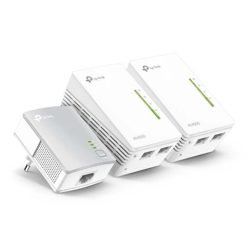 Εικόνα της PowerLine Tp-Link WPA4220T v5 AV600 Wireless 3-Pack Starter Kit