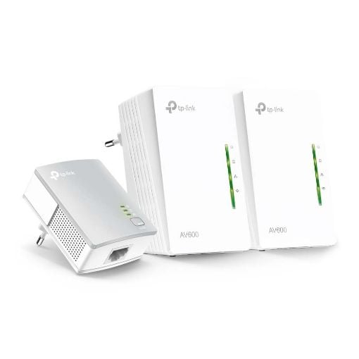 Εικόνα της PowerLine Tp-Link WPA4220T v5 AV600 Wireless 3-Pack Starter Kit
