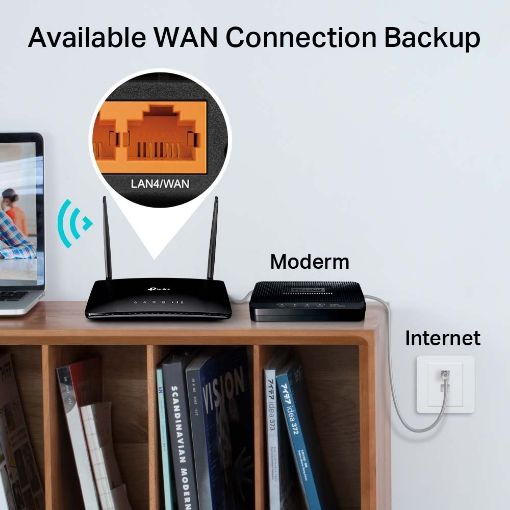 Εικόνα της Router Tp-Link MR200 v6 4G LTE Dual Band AC750