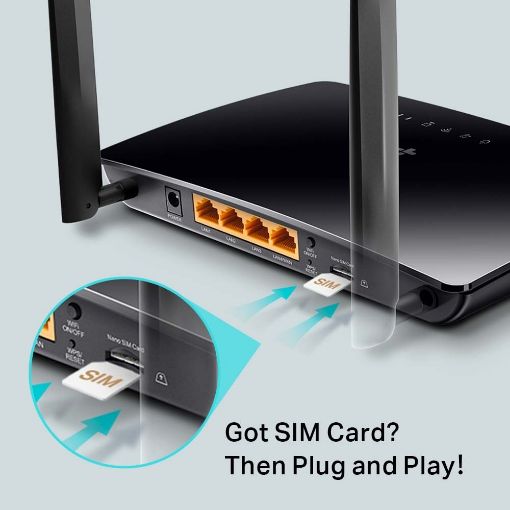 Εικόνα της Router Tp-Link MR200 v6 4G LTE Dual Band AC750