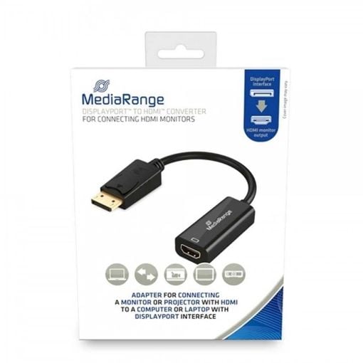 Εικόνα της MediaRange Converter DisplayPort to HDMI Gold-Plated MRCS175
