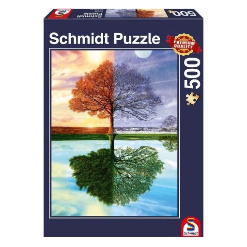 Εικόνα της Schmidt Spiele - Puzzle Δέντρο - Εποχές 500pcs 58223