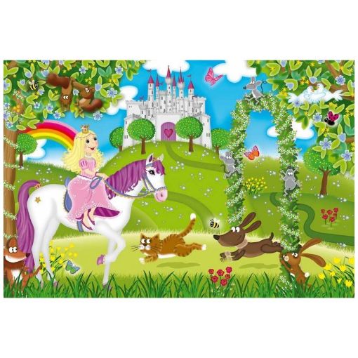 Εικόνα της Schmidt Spiele - Puzzle Πριγκίπισσες στο Κάστρο 3x48pcs 56225