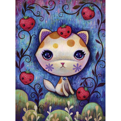 Εικόνα της Heye Puzzle - Jeremiah Ketner: Strawberry Kitty 1000pcs 400603