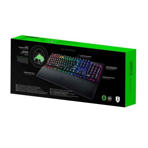 Εικόνα της Πληκτρολόγιο Razer BlackWidow v3 Green Switches Clicky (GR) RZ03-03541200-R3P1
