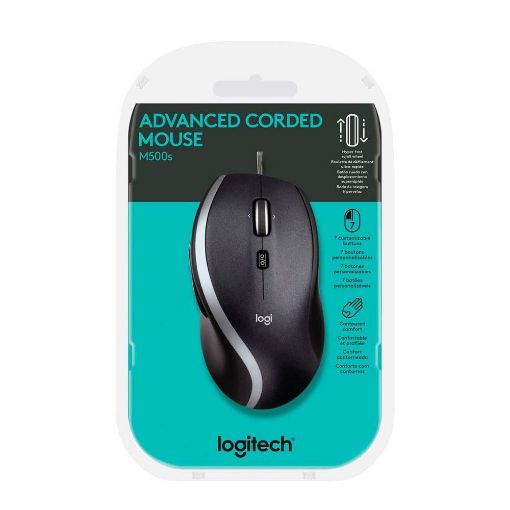 Εικόνα της Ποντίκι Logitech M500S Advanced Corded Black 910-005784
