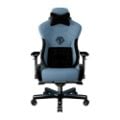 Εικόνα της Gaming Chair Anda Seat T-Pro II Light Blue/Black Fabric with Alcantara Stripes AD12XLLA-01-SB-F