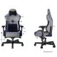 Εικόνα της Gaming Chair Anda Seat T-Pro II Light Grey/Black Fabric with Alcantara Stripes AD12XLLA-01-GB-F