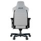 Εικόνα της Gaming Chair Anda Seat T-Pro II Light Grey/Black Fabric with Alcantara Stripes AD12XLLA-01-GB-F