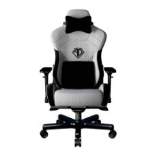 Εικόνα της Gaming Chair Anda Seat T-Pro II Light Grey/Black Fabric with Alcantara Stripes AD12XLLA-01-GB-F