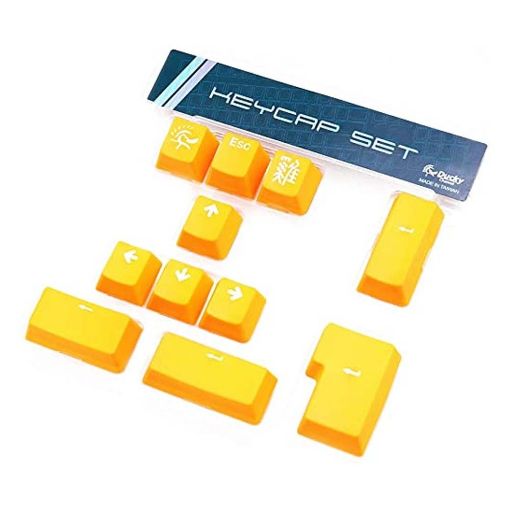 Εικόνα της Ducky 11-Key PBT Doubleshot Lemon Yellow Keycap Set USPDYNWO1