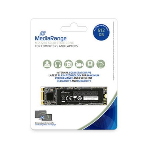 Εικόνα της Δίσκος SSD MediaRange 512GB M.2 2280 SataIII Black MR1023