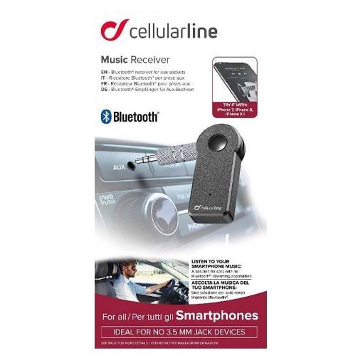 Εικόνα της Cellular Line Music Receiver Bluetooth - Universal BTMUSICRECEIVERK
