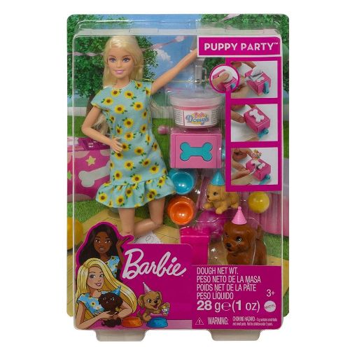Εικόνα της Barbie - Κούκλα Και Κουτάβια Πάρτι Γενεθλίων GXV75