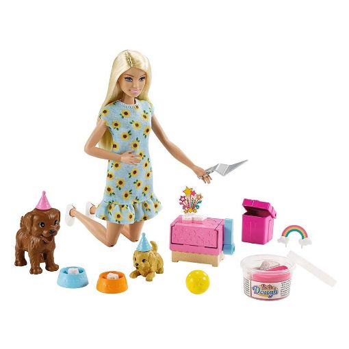 Εικόνα της Barbie - Κούκλα Και Κουτάβια Πάρτι Γενεθλίων GXV75