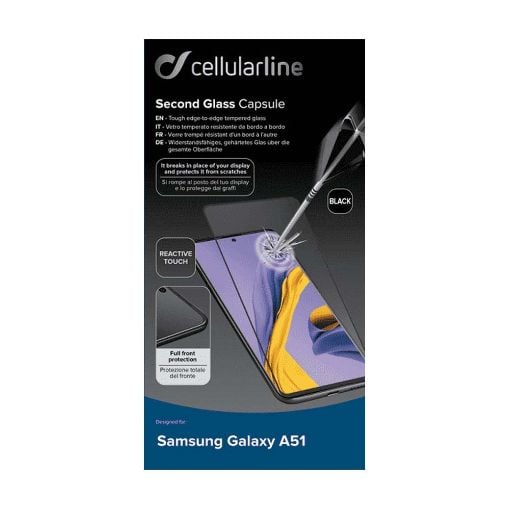 Εικόνα της Cellular Line Galaxy A51 Second Glass Capsule TEMPGCABGALA51K