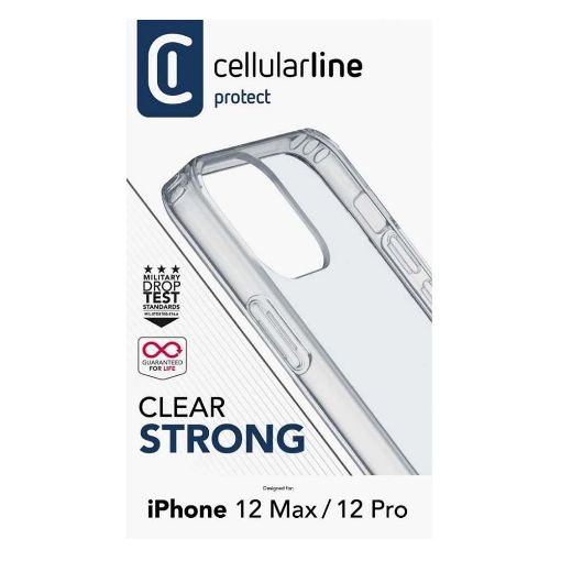 Εικόνα της Θήκη Cellular Line Clear Strong iPhone 12/12 Pro Back Cover Transparent CLEARDUOIPH12MAXT
