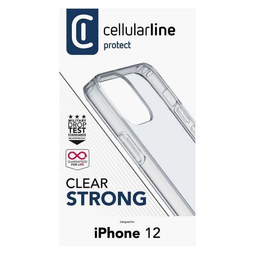 Εικόνα της Θήκη Cellular Line Clear Strong iPhone 12 Pro Mini Back Cover Transparent CLEARDUOIPH12T