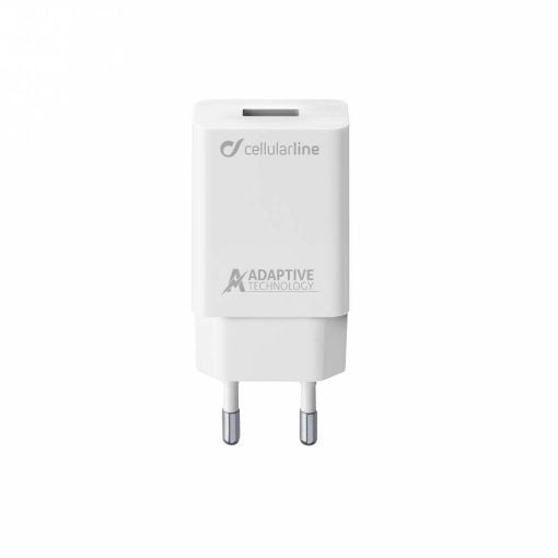 Εικόνα της Cellular Line 15W USB Adaptive Charger White ACHSMUSB15WW