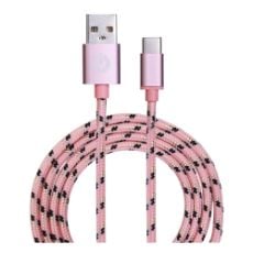 Εικόνα της Καλώδιο Garbot Grab&Go USB-C Braided Pink 1m C-05-10193