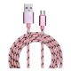 Εικόνα της Καλώδιο Garbot Grab&Go micro-USB Braided Pink 1m C-05-10196