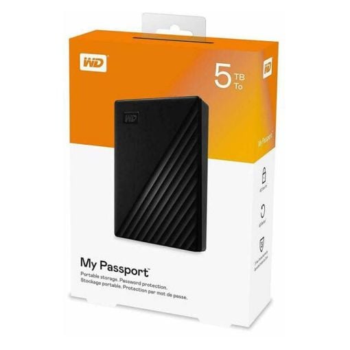 Εικόνα της Εξωτερικός Σκληρός Δίσκος Western Digital 2.5'' My Passport 5TB (2019) Black WDBPKJ0050BBK-WESN