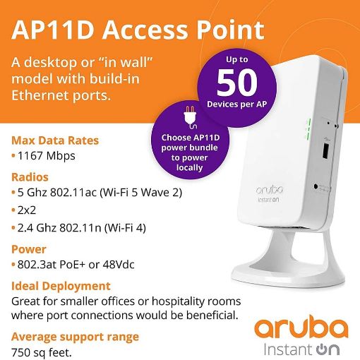 Εικόνα της Access Point HPE Aruba Instant On AP11D (EU) Bundle R3J26A