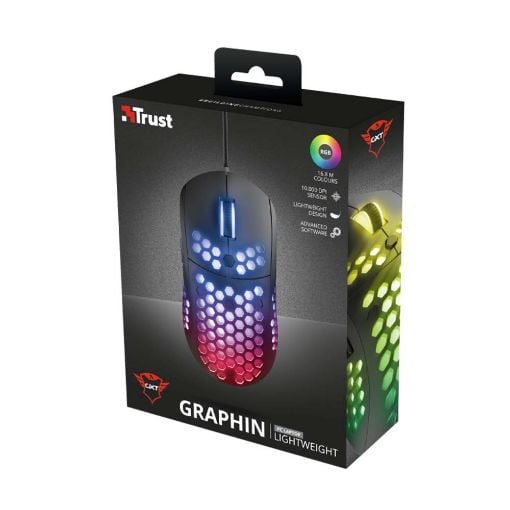 Εικόνα της Ποντίκι Trust GXT 960 Graphin RGB Ultra-lightweight 23758