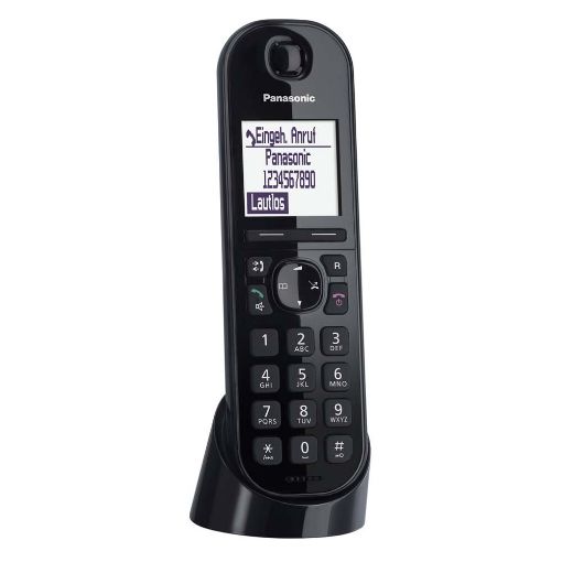 Εικόνα της Ασύρματο IP Τηλέφωνο Panasonic KX-TGQ200GB Black