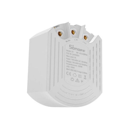 Εικόνα της Smart Dimmer Switch Sonoff D1 Wi-Fi & RF Black/White M0802010005