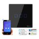 Εικόνα της Smart Χωνευτός Διακόπτης Sonoff TX-T3EU3C Wi-Fi & RF με Τρία Πλήκτρα Αφής Black