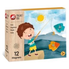 Εικόνα της AS Company - Magnet Box, Εκπαιδευτικό Παιχνίδι  Ψαράκια 12 Μαγνήτες 1029-64040