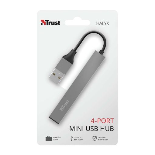 Εικόνα της USB Hub Trust Halyx Mini 4-Ports USB 2.0 23786