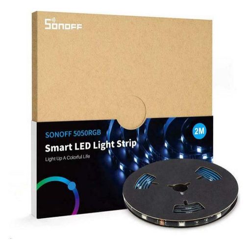 Εικόνα της Αδιάβροχη Ταινία LED Προέκταση Sonoff SMD5050 12V RGB 2m 5050RGB-2M
