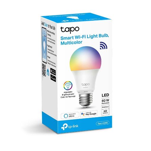 Εικόνα της Smart Wi-Fi Light Bulb TP-Link Tapo L530E E27 8.7W Dimable Multicolor