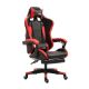 Εικόνα της Καρέκλα Gaming με Υποπόδιο Herzberg Red HG-8080RED