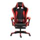 Εικόνα της Καρέκλα Gaming με Υποπόδιο Herzberg Red HG-8080RED