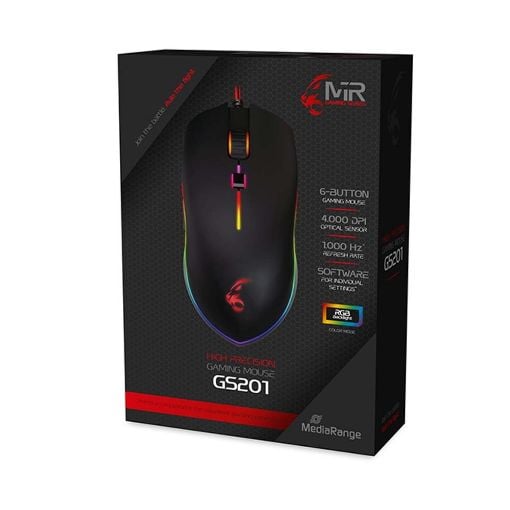 Εικόνα της Ποντίκι MediaRange GS201 Wired with RGB-Effect MRGS201