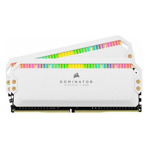 Εικόνα της Ram Corsair Dominator Platinum RGB 16GB (2 x 8GB) DDR4 3200MHz CL16 White CMT16GX4M2Z3200C16W