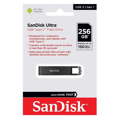 Εικόνα της SanDisk Ultra 256GB USB-C 3.1 SDCZ460-256G-G46