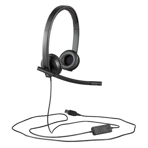 Εικόνα της Headset Logitech H570e Stereo Black 981-000575