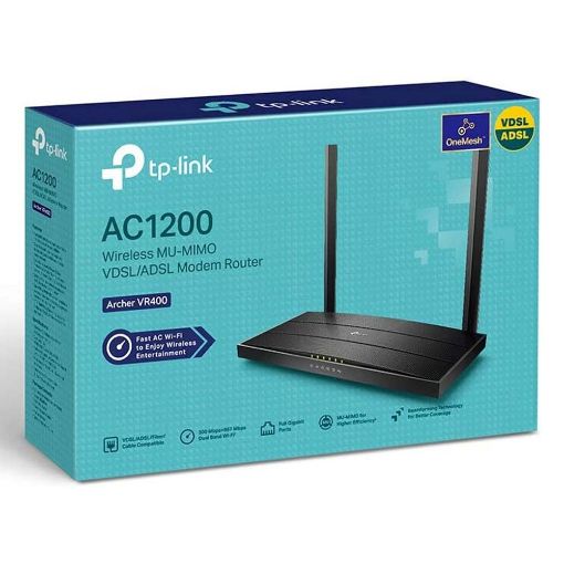 Εικόνα της Modem Router TP-Link Archer VR400 v3 AC1200 MU-MIMO VDSL/ADSL