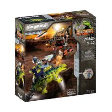 Εικόνα της Playmobil Dino Rise - Saichania, Αγκυλόσαυρος Με Μαχητή Εναντίον Ρομπότ 70626