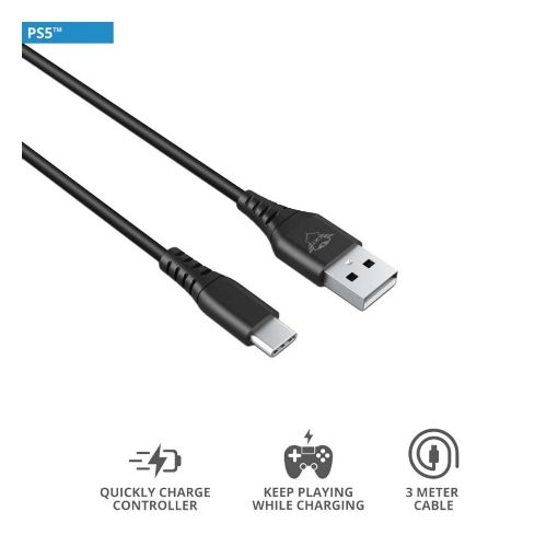 Εικόνα της Καλώδιο Trust GXT 226 Play & Charge 3m PS5 24168