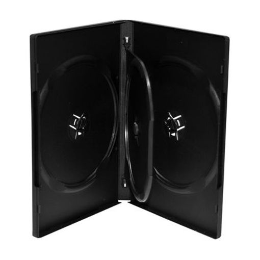 Εικόνα της MediaRange DVD Case for 4 discs 14mm Black BOX17