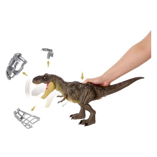 Εικόνα της Mattel Jurassic World - T-Rex Που ''Περπατάει'' & Απελευθερώνεται GWD67