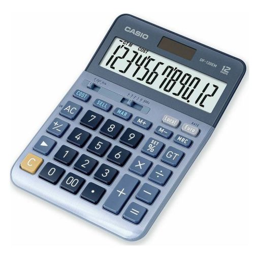 Εικόνα της Αριθμομηχανή 12 Ψηφίων Casio DF-120EM